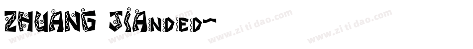 ZHUANG JIAnded字体转换